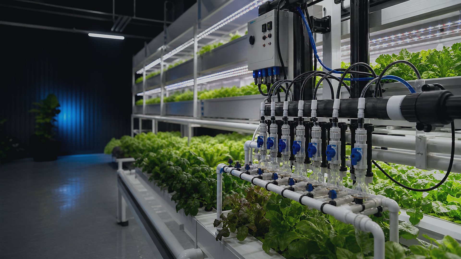 Automated indoor farm irrigation and growing systems
